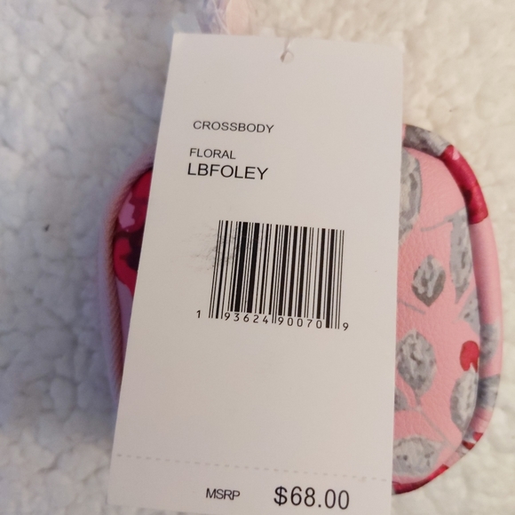 NWT Luv Betsey Pink Floral Crossbody with Matching Ear Bud Case - Picture 4 of 10